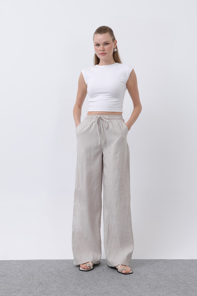 Kadın Belden Bağlamalı Pantolon - 32334PNT Kadın Belden Bağlamalı Pantolon - 32334PNT