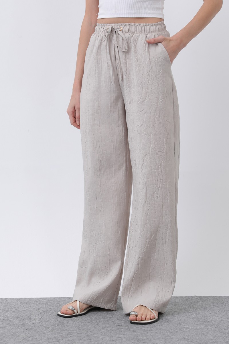 Kadın Belden Bağlamalı Pantolon - 32334PNT Kadın Belden Bağlamalı Pantolon - 32334PNT