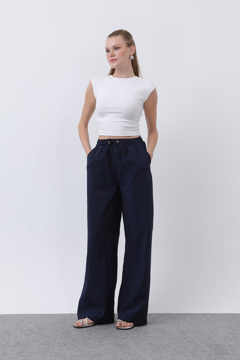Kadın Belden Bağlamalı Pantolon - 32334PNT Kadın Belden Bağlamalı Pantolon - 32334PNT