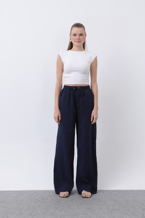Kadın Belden Bağlamalı Pantolon - 32334PNT Kadın Belden Bağlamalı Pantolon - 32334PNT