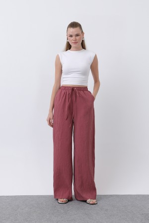 Kadın Belden Bağlamalı Pantolon - 32334PNT Kadın Belden Bağlamalı Pantolon - 32334PNT