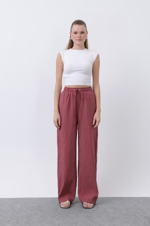 Kadın Belden Bağlamalı Pantolon - 32334PNT Kadın Belden Bağlamalı Pantolon - 32334PNT