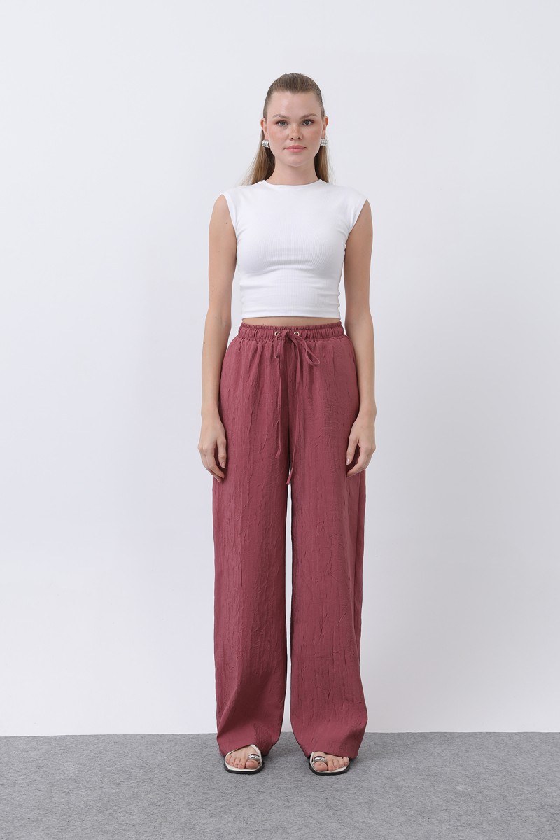 Kadın Belden Bağlamalı Pantolon - 32334PNT Kadın Belden Bağlamalı Pantolon - 32334PNT