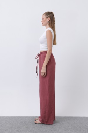 Kadın Belden Bağlamalı Pantolon - 32334PNT Kadın Belden Bağlamalı Pantolon - 32334PNT