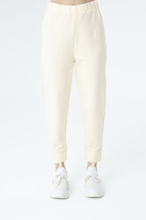 Women's Rib Detailed Sweatpants - 30189PNT Women's Rib Detailed Sweatpants - 30189PNT