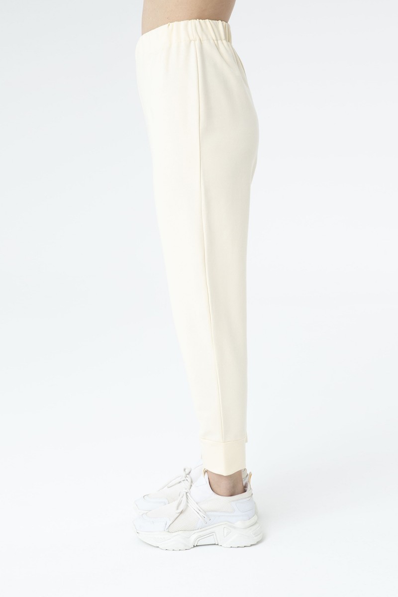Women's Rib Detailed Sweatpants - 30189PNT Women's Rib Detailed Sweatpants - 30189PNT