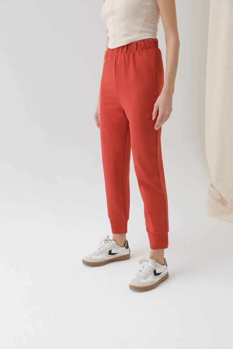 Women's Rib Detailed Sweatpants - 30189PNT Women's Rib Detailed Sweatpants - 30189PNT