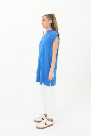 Kadın Basic Kolsuz T-shirt  - 30725TUN