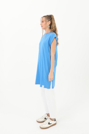 Kadın Basic Kolsuz T-shirt - 30725TUN Kadın Basic Kolsuz T-shirt - 30725TUN