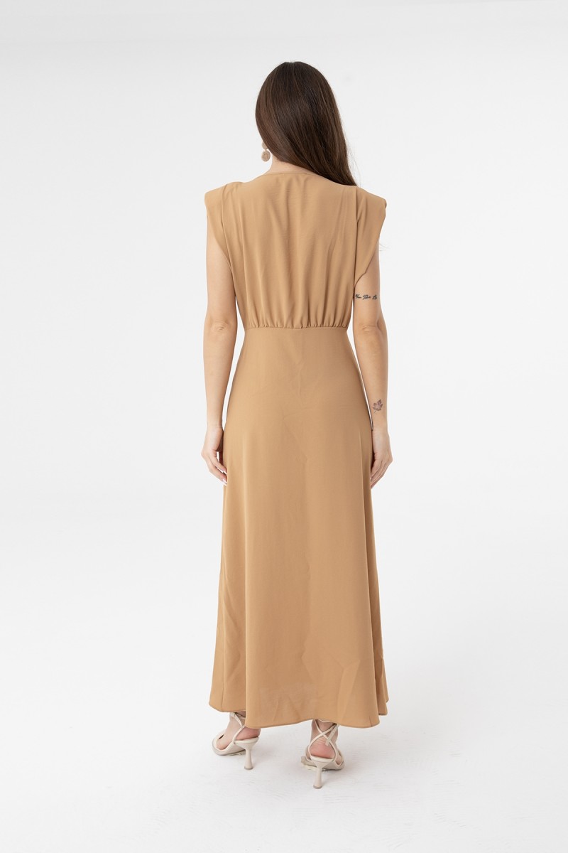 Kadın Slip Detaylı Midi Elbise - 31110ELB