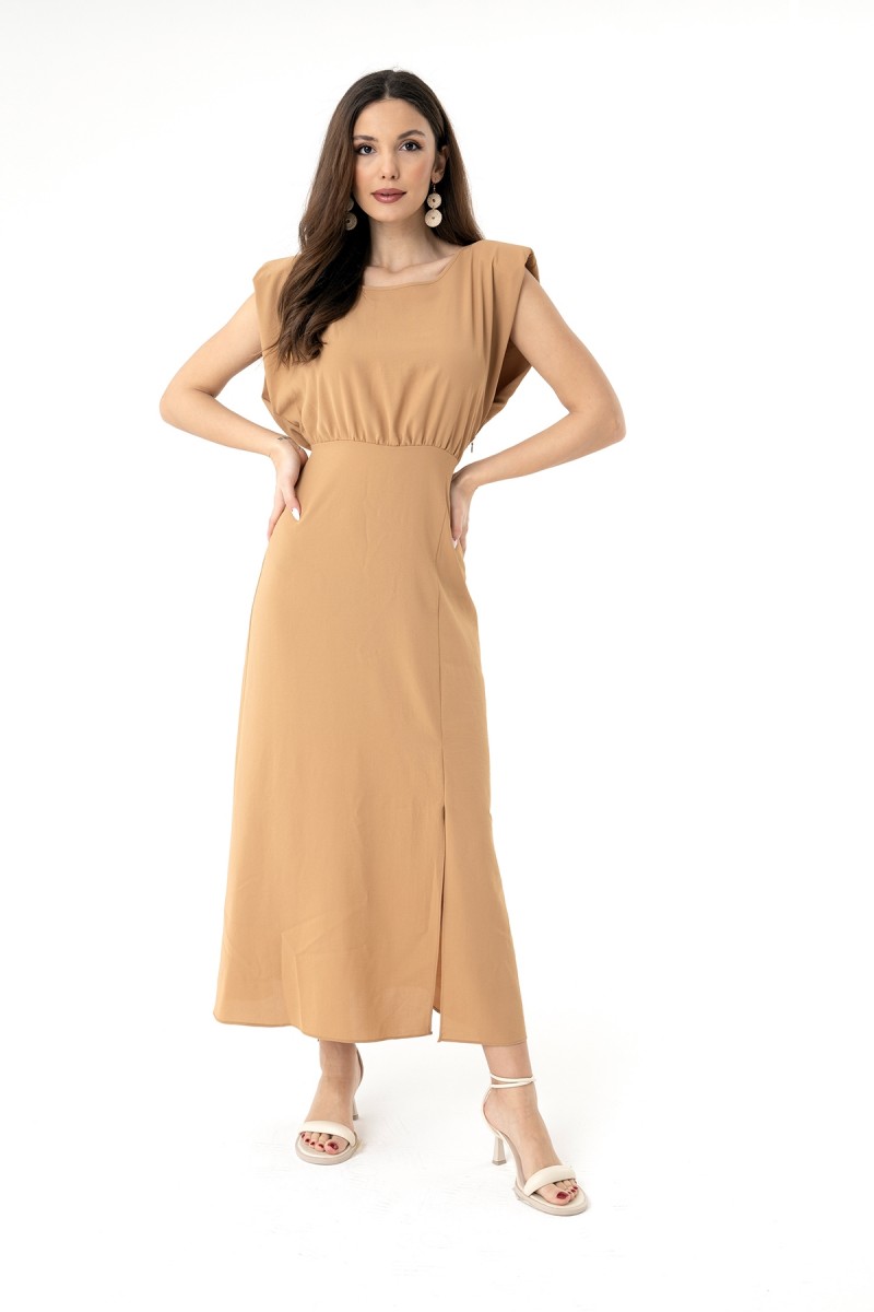 Kadın Slip Detaylı Midi Elbise - 31110ELB