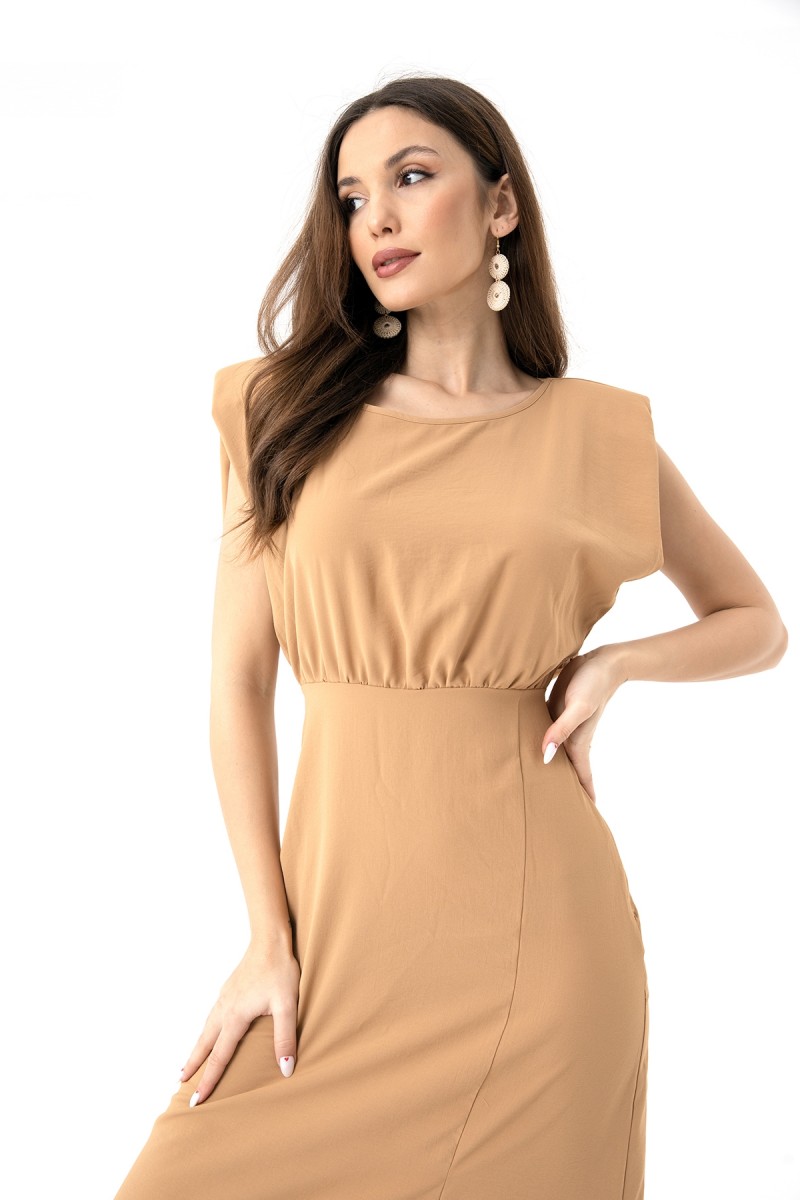 Kadın Slip Detaylı Midi Elbise - 31110ELB